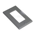 YGC-009 American waterproof fireproof plastic wall receptacle plate